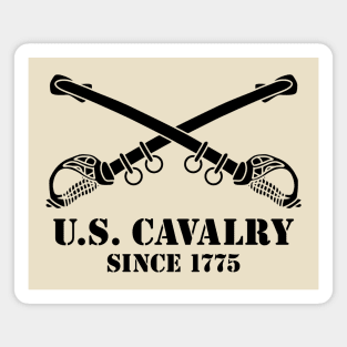 Mod.3 US Cavalry Army Branch Crossed Sabers Magnet